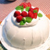 クリスマス☆苺の丘のケーキ