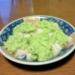 燭台切光忠になったつもりでずんだ餅 改 レシピ 作り方 By 審神者メイトしゅわこ クックパッド 簡単おいしいみんなのレシピが350万品