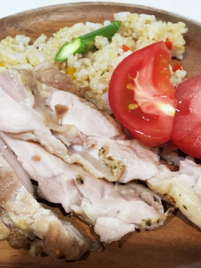 ヒシとキヌアのピラフのレシピ