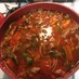 テグタン風の激辛スープ