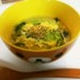 キャベツを食べるニラ玉スープ