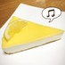 レモンカードのレアチーズケーキ