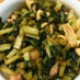 無限レシピ☆大根の葉と鶏肉の炒め物
