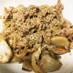 ✿里芋と豚肉のオイマヨ胡麻炒め✿