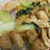 チンゲンサイと鶏ささみ炒め簡単中華風。