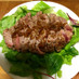 満腹‼︎ 牛ランプ肉ステーキサラダ