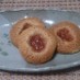 m型いらずの苺ジャムのソフトクッキー