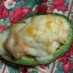 ポテトサラダのアボカドグラタン