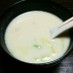 白菜とベーコンのミルクスープ。