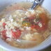 トマトとふわふわ卵のイタリアンスープ