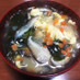簡単 ワカメと春雨 卵の中華スープ