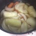 冷凍ロールキャベツで簡単ポトフ風スープ