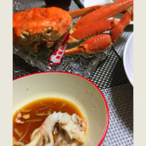 今夜は毛蟹だぁ 三杯酢だけは作ろう レシピ 作り方 By Kamu蔵 クックパッド 簡単おいしいみんなのレシピが360万品