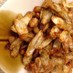 カリカリ牛蒡と大豆の甘辛ニンニク