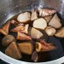 圧力鍋で簡単　里芋と大根とヤリイカの煮物