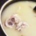 白濁スープが美味しい、博多の水炊きスープ