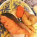 ガーリック風味♪鮭のオリーブオイル焼き