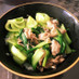 青梗菜と豚肉の中華あんかけご飯