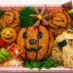 かぼちゃミッキーのハロウィン キャラ弁