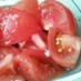 不思議と甘いトマトの簡単マリネサラダ