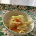 白菜とりんごと干し柿のサラダ