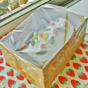 箱のないホールケーキのラッピング レシピ 作り方 By Yokchina クックパッド