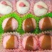 電子レンジで簡単☆関西風道明寺粉の桜餅