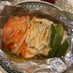 むね肉と野菜のホイル焼き❤味噌マヨソース