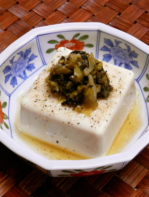 冷奴 中華風 高菜漬物 レシピ 作り方 By クックdzygfm クックパッド 簡単おいしいみんなのレシピが375万品