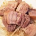 豚ヒレ塊肉とバラ塊肉の同時塩茹で