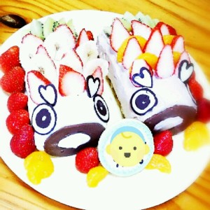 ＲＥＯたんの苺スペシャル☆鯉のぼりケーキ