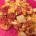 豆腐とトマトの卵炒め