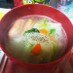 白菜とウインナーの中華スープ