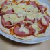 ちょー簡単☆餃子の皮ピザ‼