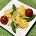 シャキシャキレタスと卵のマヨソテー