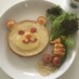 ブリオッシュ風ミルク食パン♡HB＆クマ
