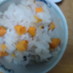 紫芋と黒米の炊き込みご飯