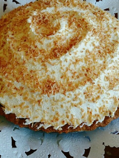 ココナッツクリームフルーツパイのレシピ