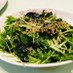 簡単！水菜と海苔の韓国風サラダ