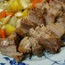 豚バラブロック肉のオーブン焼き