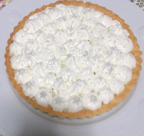 ココナッツクリームフルーツパイのレシピ