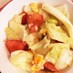 キャベツ＆トマト＆卵の彩りサラダ