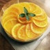 オレンジムースのケーキ