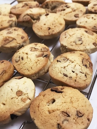 バターピーカンクッキーのレシピ