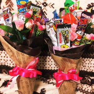 駄菓子でブーケ レシピ 作り方 By みっきぃ516 クックパッド 簡単おいしいみんなのレシピが368万品