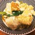 とろとろ熱々♡絹豆腐と卵と小松菜の餡かけ