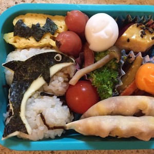 水族館遠足に イルカショーのキャラ弁 レシピ 作り方 By しゅんさや７７７ クックパッド 簡単おいしいみんなのレシピが349万品