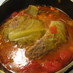 キャベツと豚挽き肉の重ね蒸し煮＊トマト味