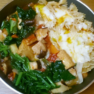 トマトチキンのオリーブオイル鍋 レシピ 作り方 By 日清オイリオ クックパッド 簡単おいしいみんなのレシピが360万品