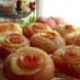 りんごの薔薇クリームパン